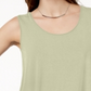 JM Collection Women's Scoop Neck Tank Top Beige Size Large