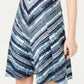 Style & Co Women's Cross Back Dress Blue Size Large