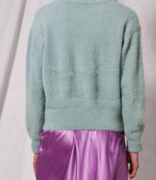 Topshop - Eyelash Knitted Fuzzy Sweater