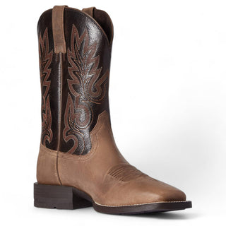 Ariat - MEN'S AUTHENTIC LAYTON WESTERN BOOT - BROAD SQUARE TOE