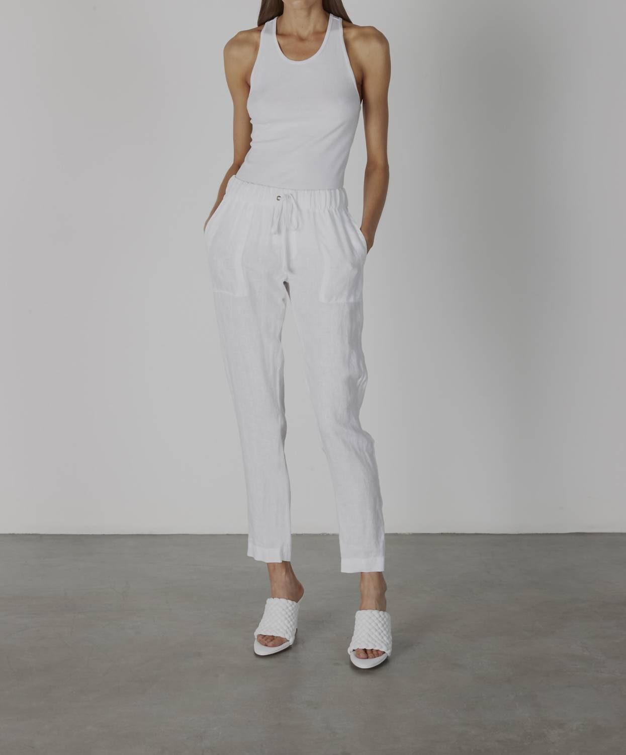 Enza Costa - SUPIMA COTTON SLIM RACER TANK