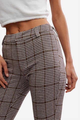 Free People - Molly Plaid Slim Pant