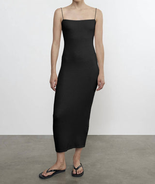 Enza Costa - SILK KNIT ESSENTIAL STRAPPY DRESS