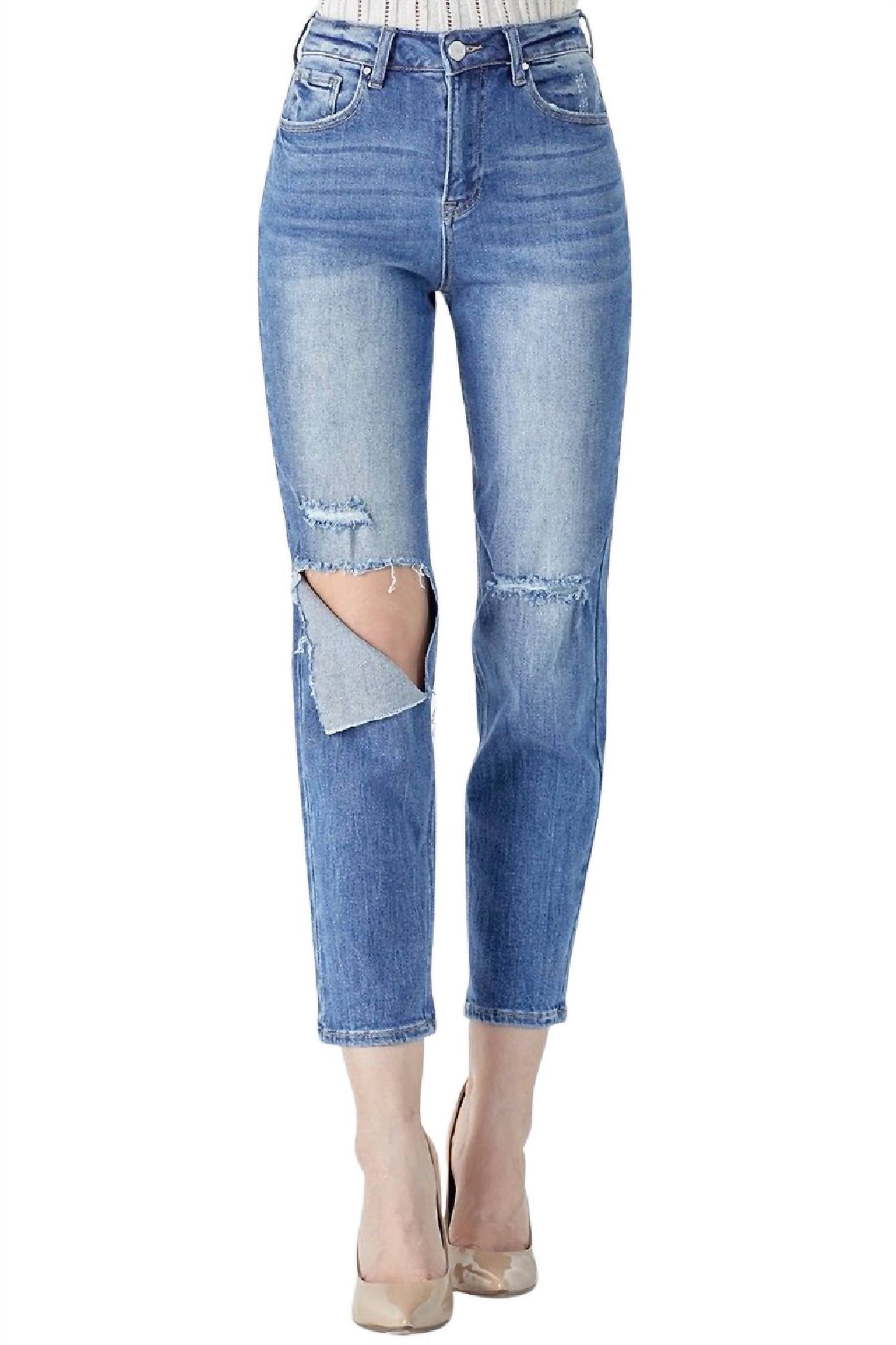 Risen - Relaxed Fit High Waist Jean
