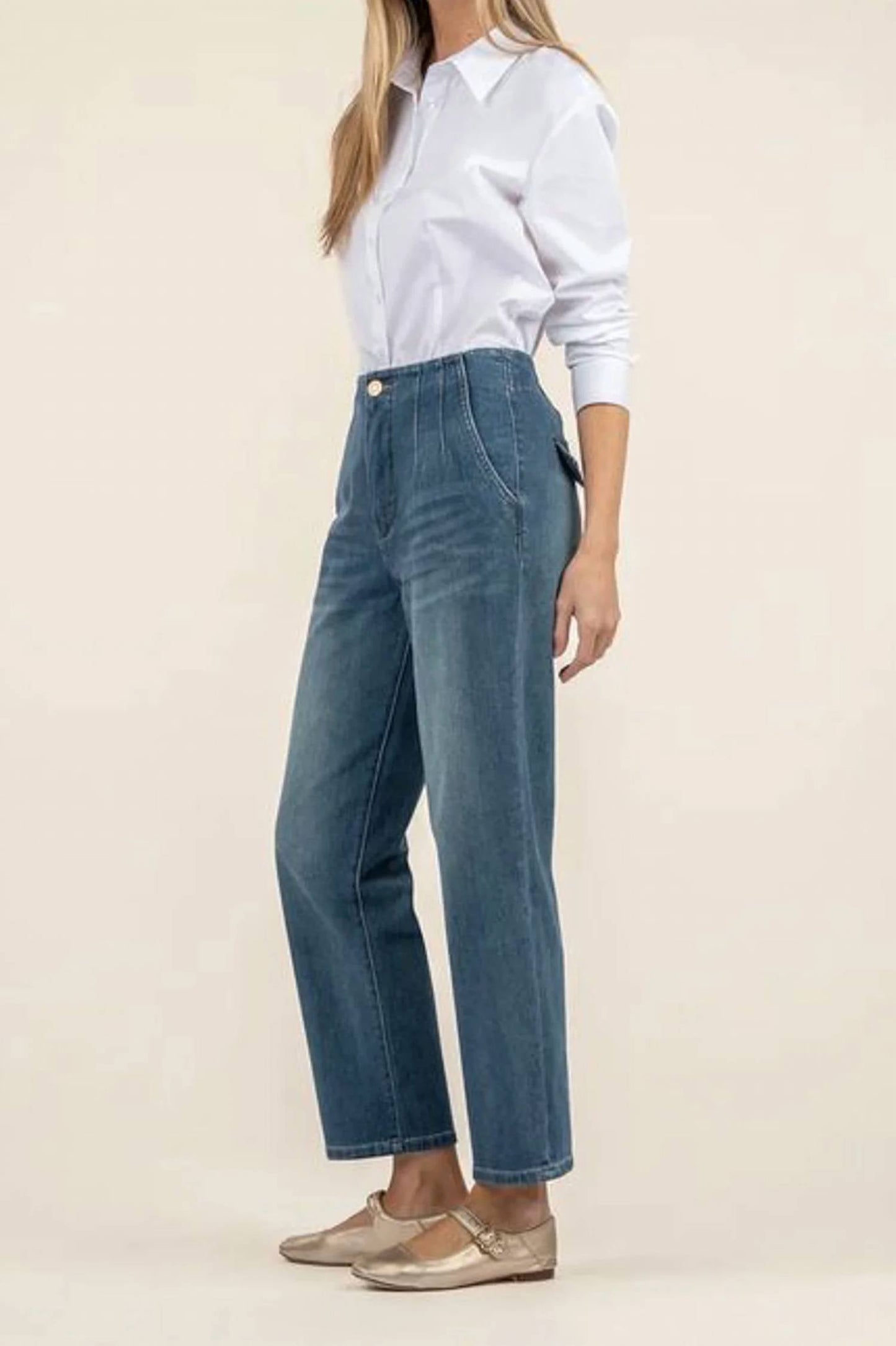 Kut From The Kloth - Fay High Rise Ankle Straight Leg