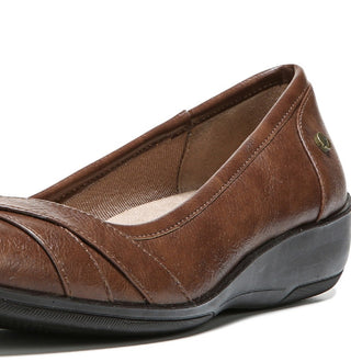 Lifestride Women's Loyal Ballerina Flats Brown Size 8.5 M