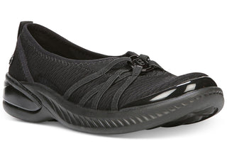 Bzees Women's Niche Slip On Flat Black Size 6 M