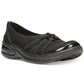 Bzees Women's Niche Slip On Flat Black Size 9.5