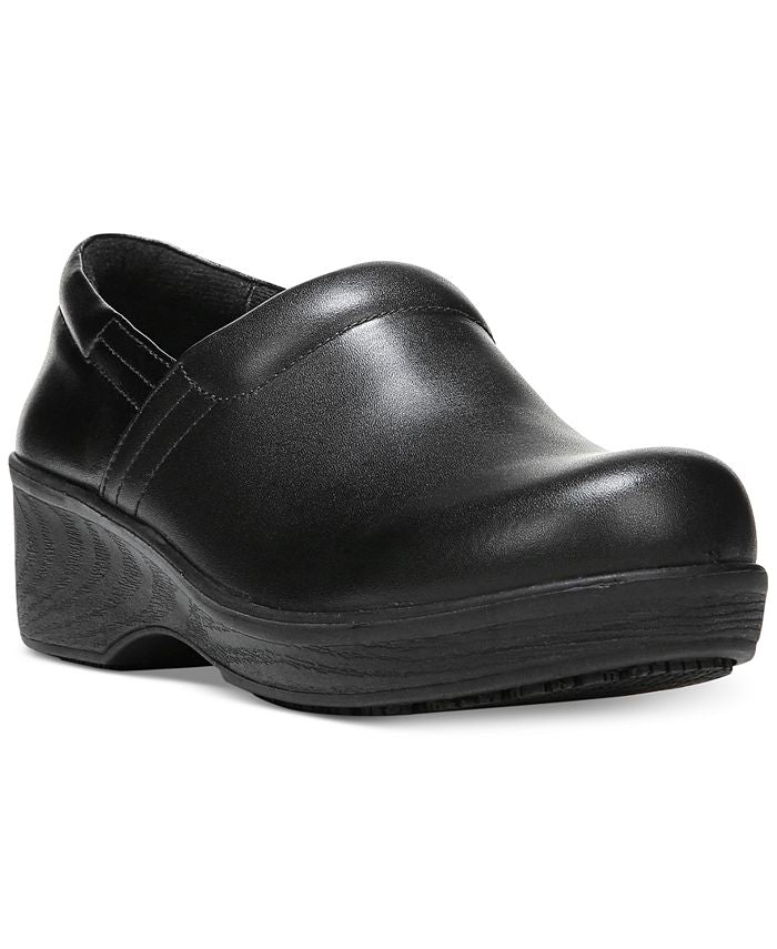 Dr. Scholl's Women's Dynamo Slip Resistant Work Clogs Black Size 8.5 W