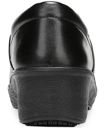 Dr. Scholl's Women's Dynamo Slip Resistant Work Clogs Black Size 8.5 W