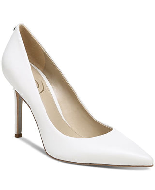 Sam Edelman Women's Hazel Pointed Toe Pump White Size 7.5 W