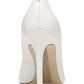 Sam Edelman Women's Hazel Pointed Toe Pump White Size 7.5 W