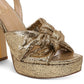 Sam Edelman Women's Kristen Ankle Strap Platform Sandal Yellow Size 8.5 M