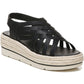 Dr. Scholl's Women's Off Site Strappy Platform Espadrilles Black Size  7 M