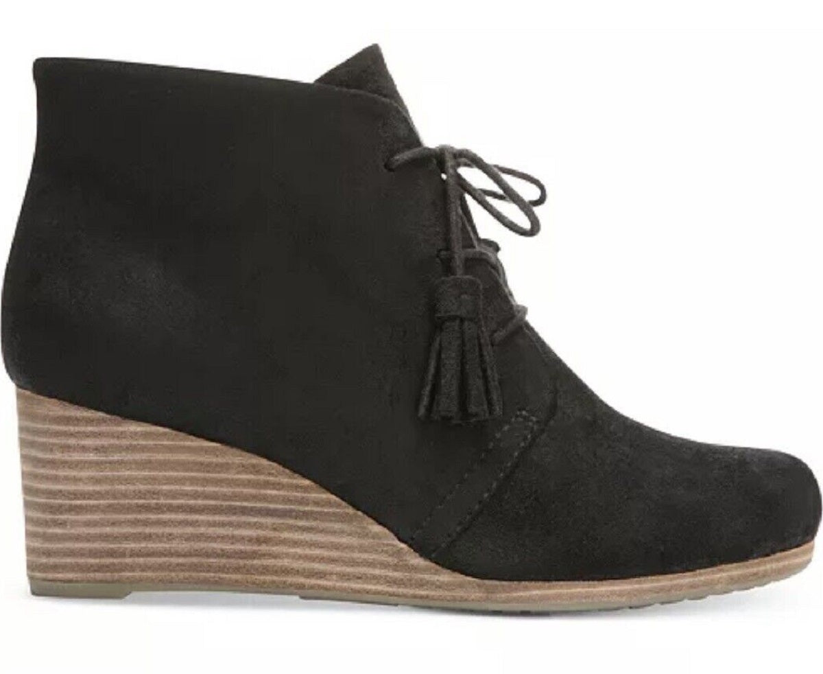Dr. Scholl's Women's Dakota Wedge Booties Black Size 9.5 W