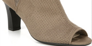 Life Stride Women's Coana Open Toe Bootie Brown Size 9