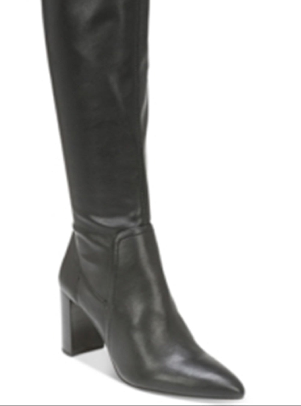 Franco Sarto Women's Faux Leather Knee High Boots Black Size 6 M