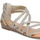 Carlos By Carlos Santana Women's Amara Strappy Sandals Brown Size 10 M