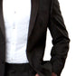 Bryan Michaels Men's Slim Fit Classic 2 Piece Tuxedo Black Size 36
