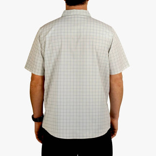 Aftco - Air-o Mesh Printed Short Sleeve Button Down Shirt