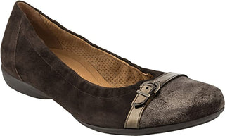 Gabor Women's Buckle Ballet Flat Brown Size 7 B(M) Us