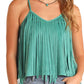 Panhandle - Microsuede Fringe Tank Top