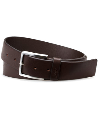 Hugo Boss Men's Gionios Casual Leather Belt Brown Size 32