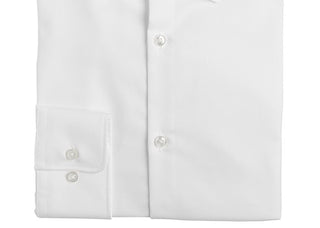 Hugo Boss Men's Slim Fit Solid Cotton Dress Shirt White Size 15.5