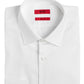 Hugo Boss Men's Slim Fit Solid Cotton Dress Shirt White Size 17