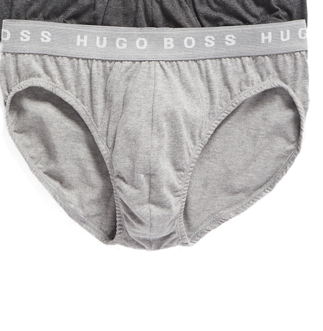 Hugo Boss Men's 3 Pack Cotton Brief Gray Size Small
