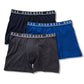 Hugo Boss Men's 3 Pack Cotton Stretch Boxer Brief Blue Size Medium