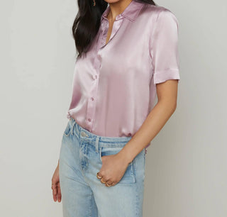 L'Agence - Ellah Short Sleeve Blouse