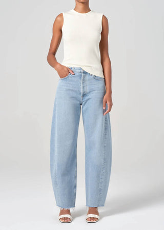 Agolde - Luna High Rise Pieced Taper Jeans