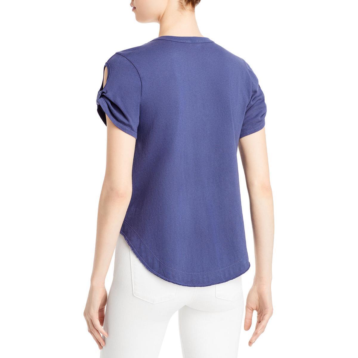Wilt Women's Gathered Tee Blue Size Small