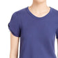 Wilt Women's Gathered Tee Blue Size Small