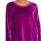 Wilt Velour Raglan Sweatshirt Pink