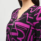 Joseph Ribkoff - Abstract Print Asymmetric Top