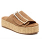 Kelsi Dagger - Dover Bison Suede Platform Sandals