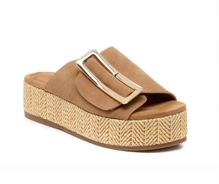 Kelsi Dagger - Dover Bison Suede Platform Sandals