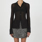 French Connection - Lurex Mix Collared Top