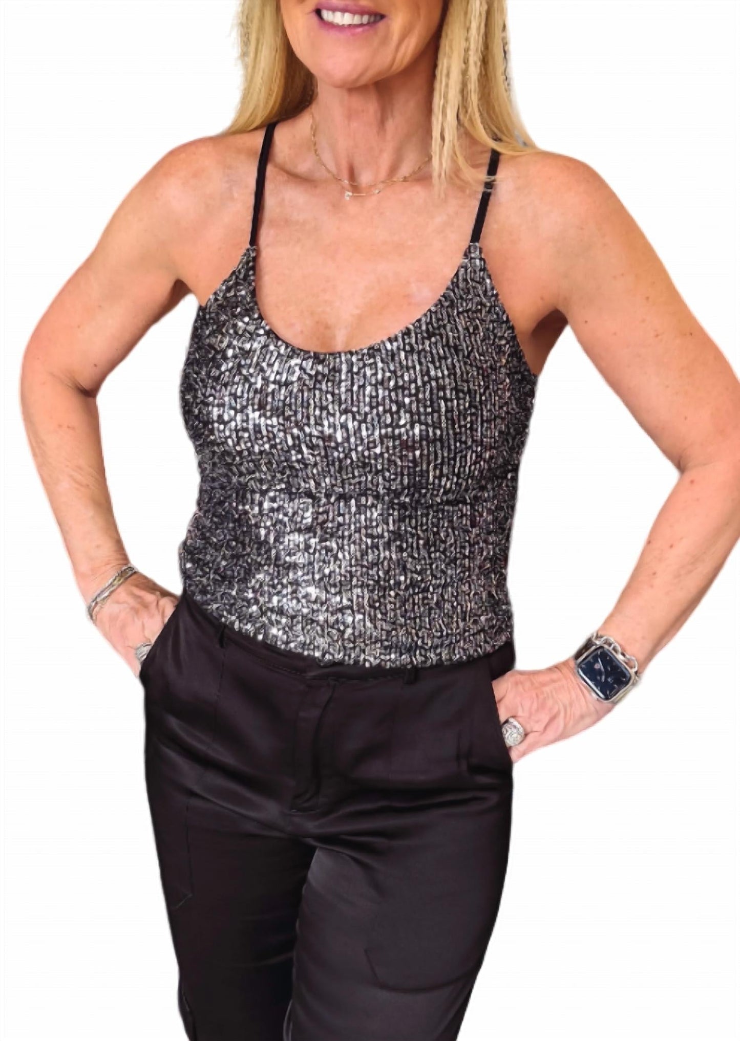 Elan - Dazzling Sequin Tank