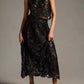 Eva Franco - Embroidered Lace Shine Maxi Skirt