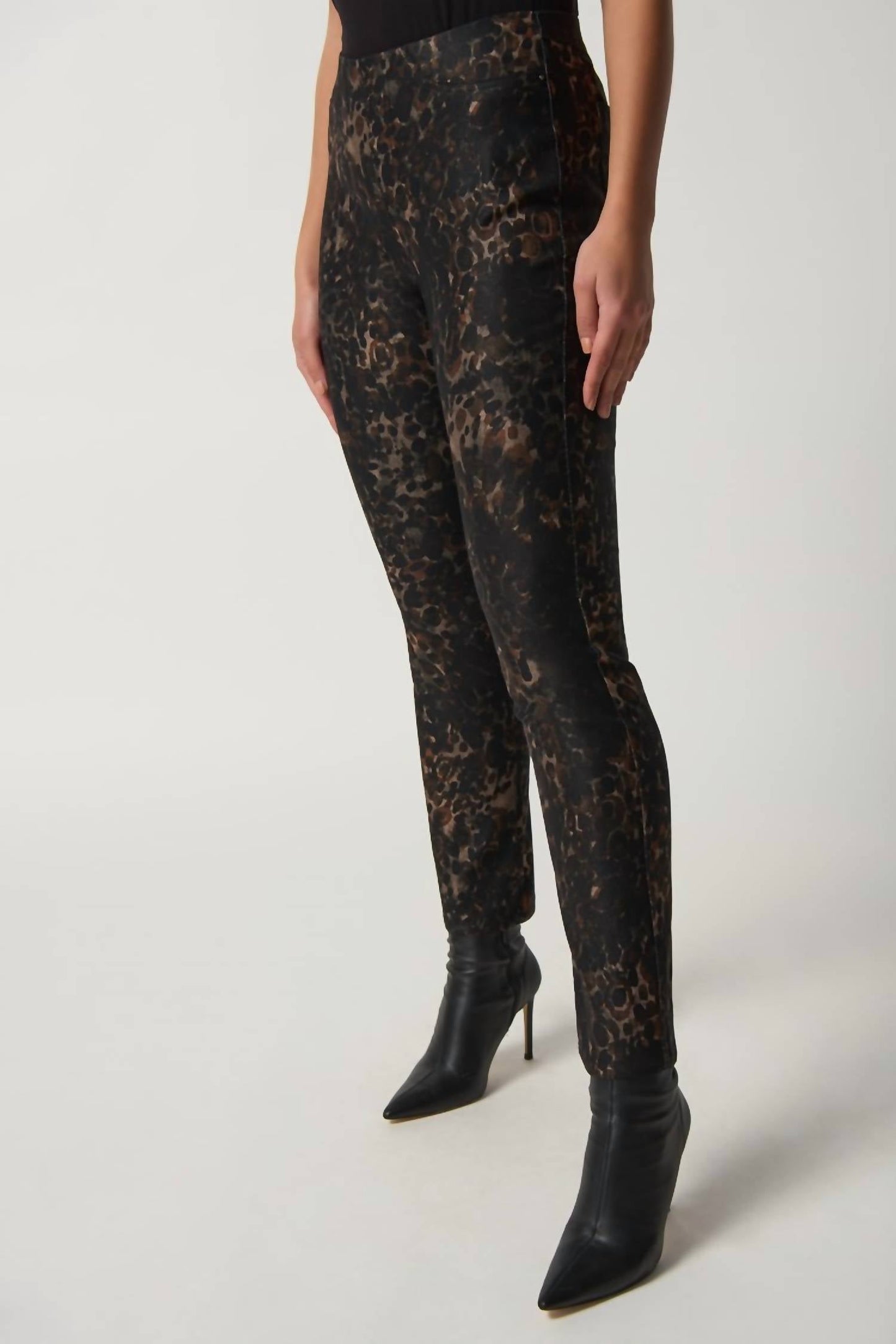 Joseph Ribkoff - Animal Print Slim Fit Jeans
