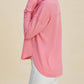 Double Take - Chic High-low Hoodie With Dropped Shoulders