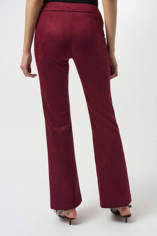 Joseph Ribkoff - Scuba Suede Flared Pull On Pant