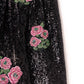 Sasha+Z - Women's Floral Sequins Skirt