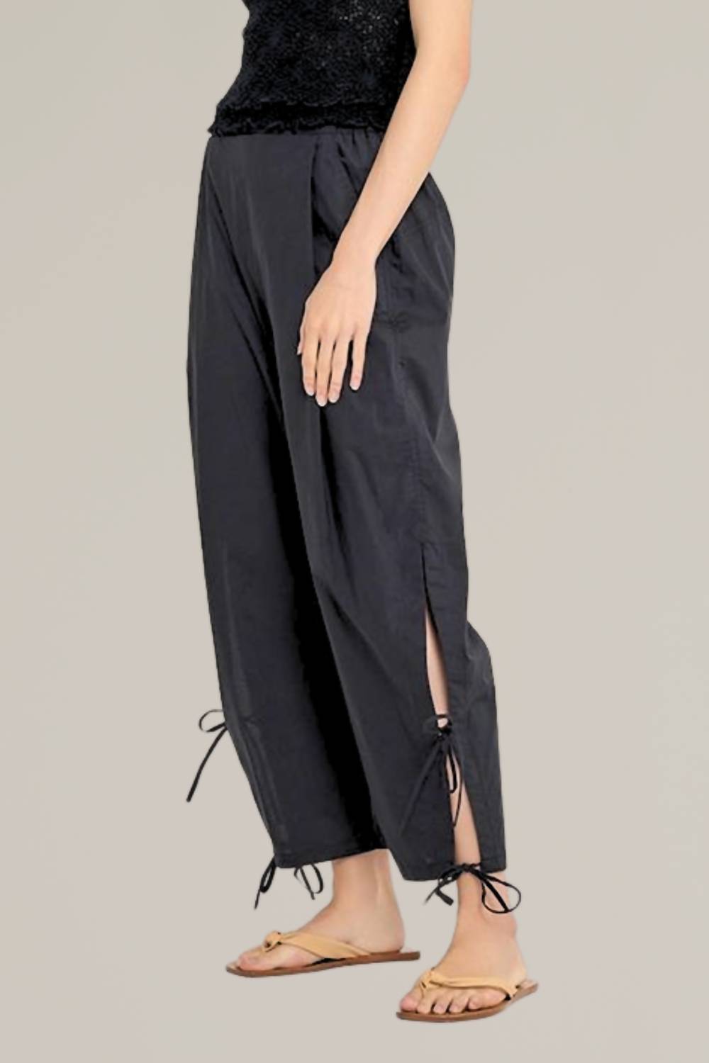 Grade & Gather - Double Side Tie Pull-On Pant