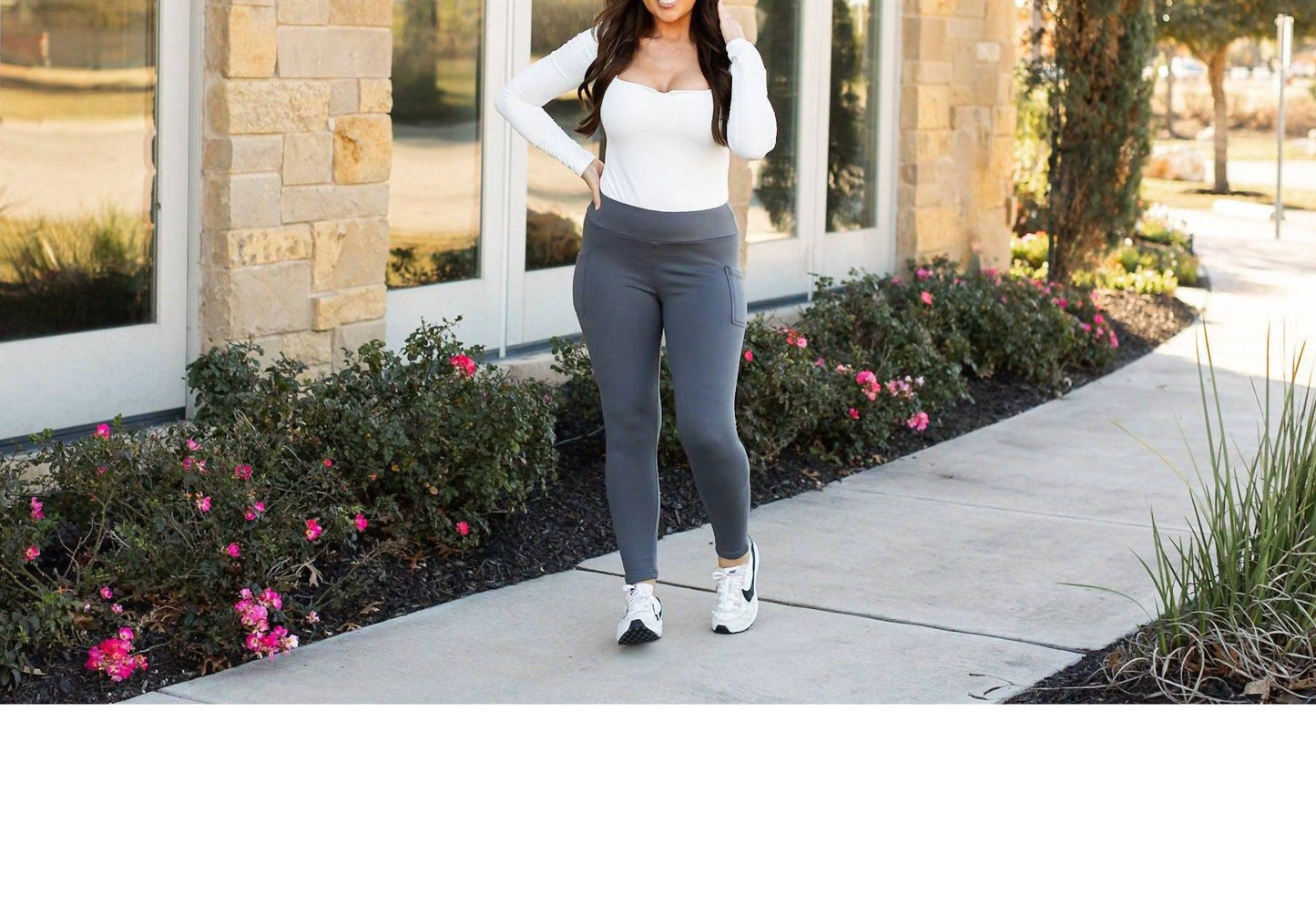 Julia Rose - FLEECE Full Length Leggings with Pockets