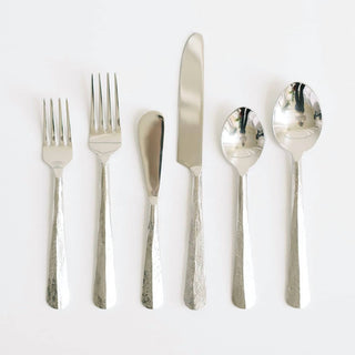 Borrowed Blu - Forged Flatware 6 Piece Set