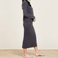 Barefoot Dreams - Cozy Chic Ultra Lite Ribbed Midi Skirt